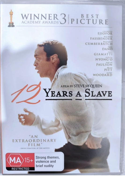 12 Years a Slave (DVD, 2013) Academy Award Winner, New & Sealed, pal